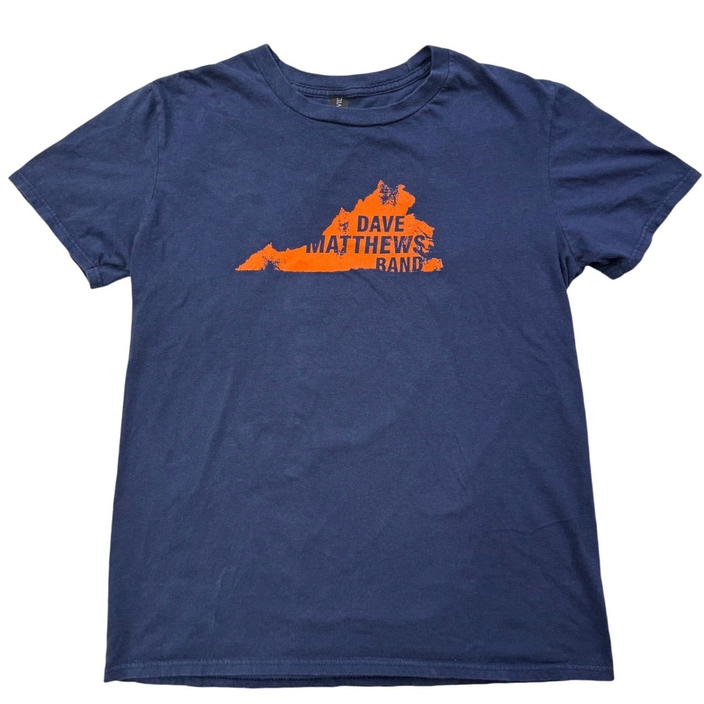 Dave Matthews Band Virginia‎ Graphic T Shirt Navy Mens M Anvil